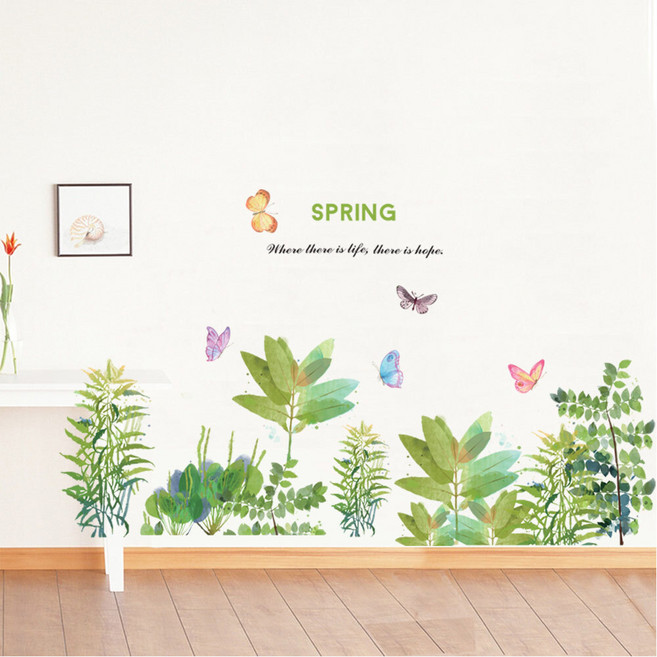 아트픽스 포인트 벽지 스티커 창문 벽 유리창 데코 스티커, 봄의소리