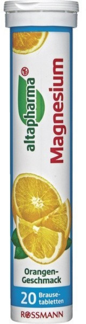 altapharma 鎂發泡錠, 1個, 柑橘鎂