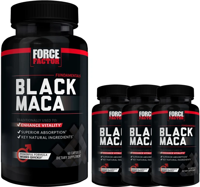 포스팩터 블랙 마카 캡슐, 60정, 4개 - 쿠팡