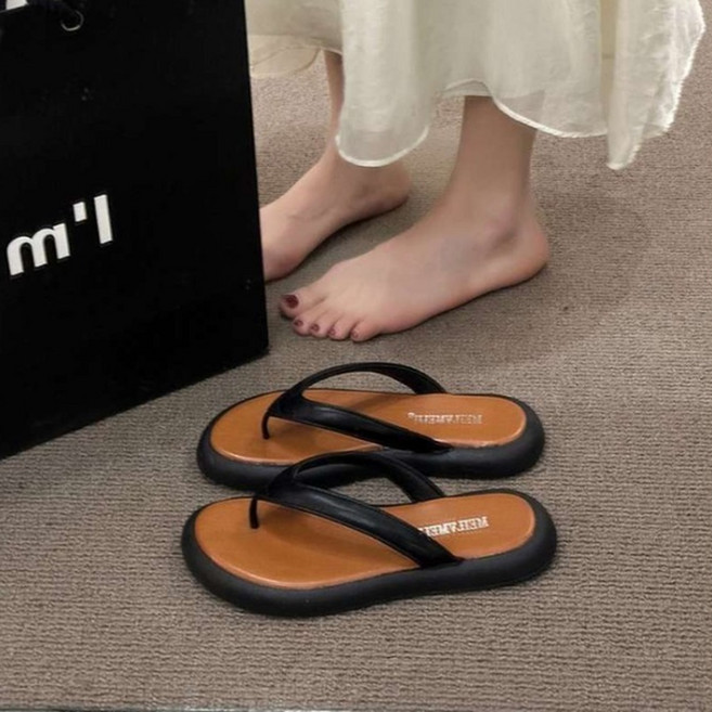 캐슬 여성 발편한 여름 쪼리 슬리퍼