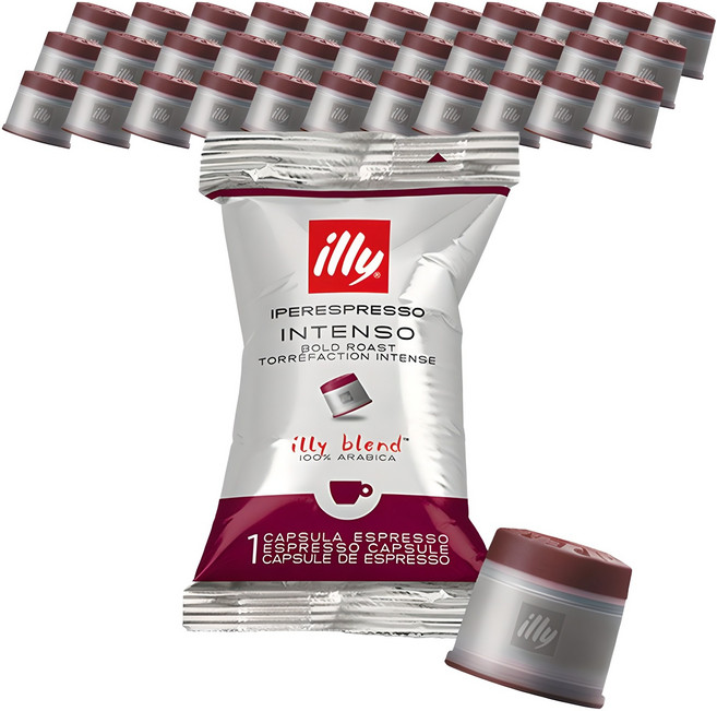 illy 意利 濃郁深焙咖啡膠囊 獨立包裝, 6.7g, 1顆, 100包