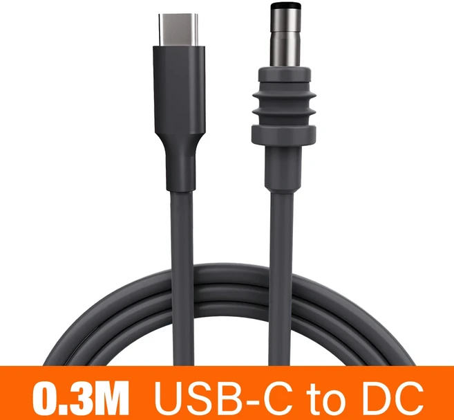 스타링크 미니 소형 호환 케이블 2M 10M DC 전원 타입-C 입력 교체 방수 야외 배럴 잭, 01 USB C-DC 0.3M