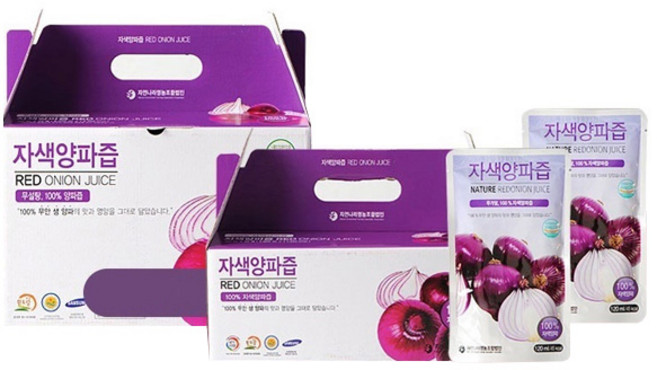 자연나라영농조합법인 무안황토 자색 양파즙, 100ml, 60개