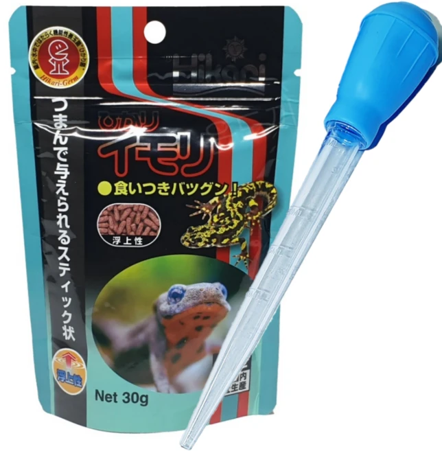 히카리 뉴트 사료 살라만다 도롱뇽 먹이 스포이드30ml 색상랜덤, 30g, 1개 - 쿠팡