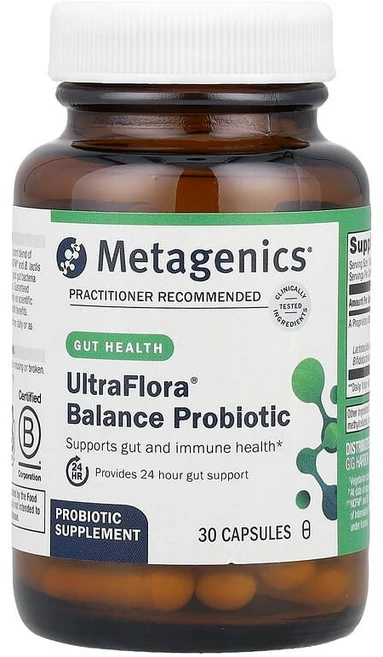 메타제닉스 UltraFlora® 밸런스 프로바이오틱 55mg(150억CFU) 캡슐 30정 MTG-96126, 30 개, 1 - 쿠팡