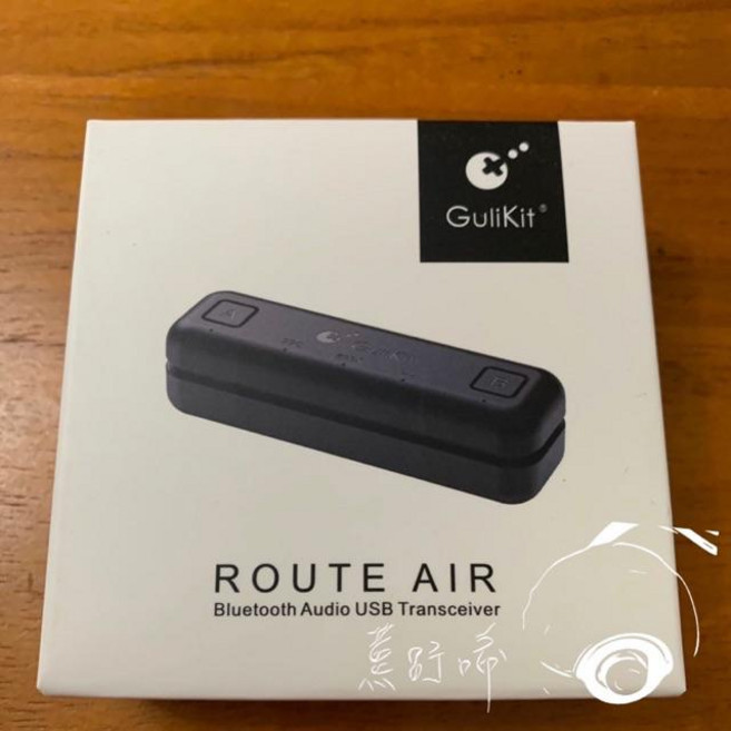 GuliKit ROUTE AIR 藍牙耳機接收器，Switch/PS4/PS5/PC通用，NCC認證，無線暢玩，低延遲傳輸，輕巧便攜, 黑色接收器