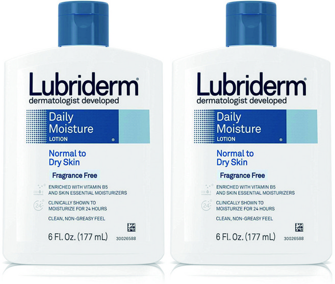 루브리덤 데일리 모이스처 로션 노멀 투 드라이 스킨 무향, 177ml, 2개