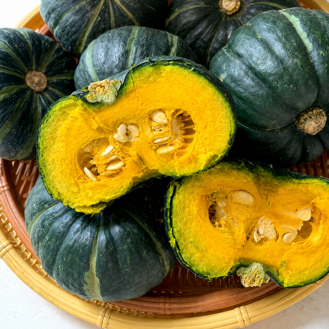 [프리미엄] 포슬포슬 제주 밤호박 단호박, 1박스, 4.5kg (특품)
