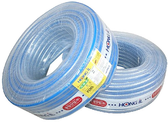 편사 호스 45M 1롤 물호스 세차호스 내압편사호스 공업용호스, 16mmX45M, 1개