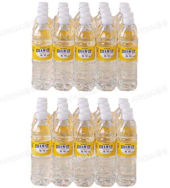 노브랜드 미네랄 워터 먹는 샘물 생수 500ml X 20개 이마트, 40개