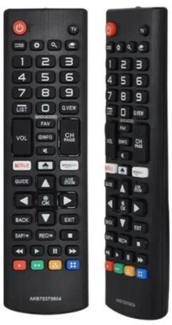 LGTV 호환 교체 리모컨 AKB75375604 32LK540BPUA 32LK610BBUA 32LK610BPUA 43LK5400PUA 43LK5700BUA, 1) AKB75375604, 1개