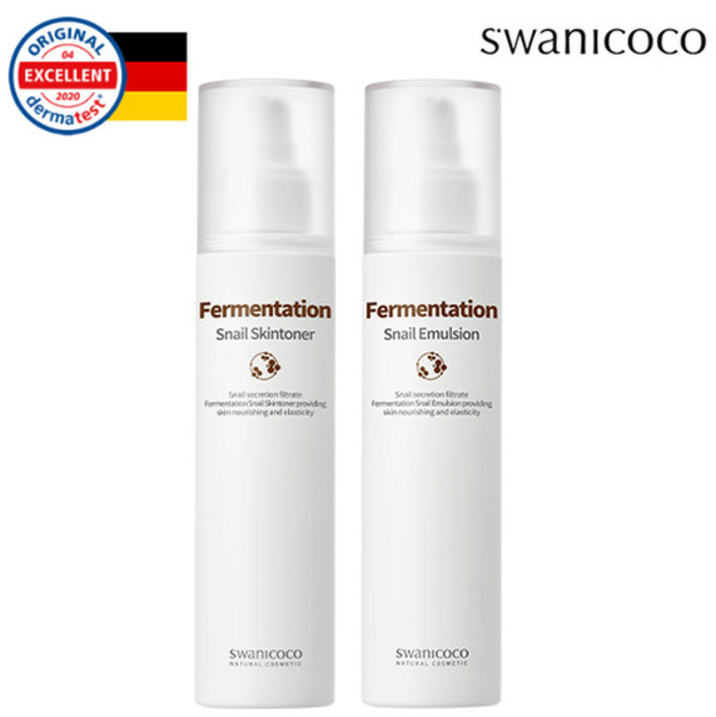 스와니코코 퍼멘테이션 스네일 스킨토너 + 에멀젼 2종 세트, 1세트