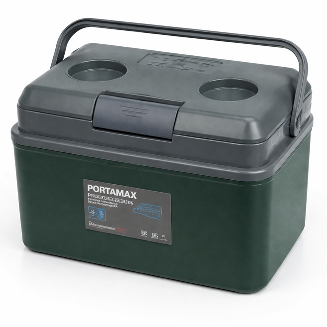 그린 소형 아이스박스 8 리터 캠핑용 자동차용 sty*30547DT, 8L