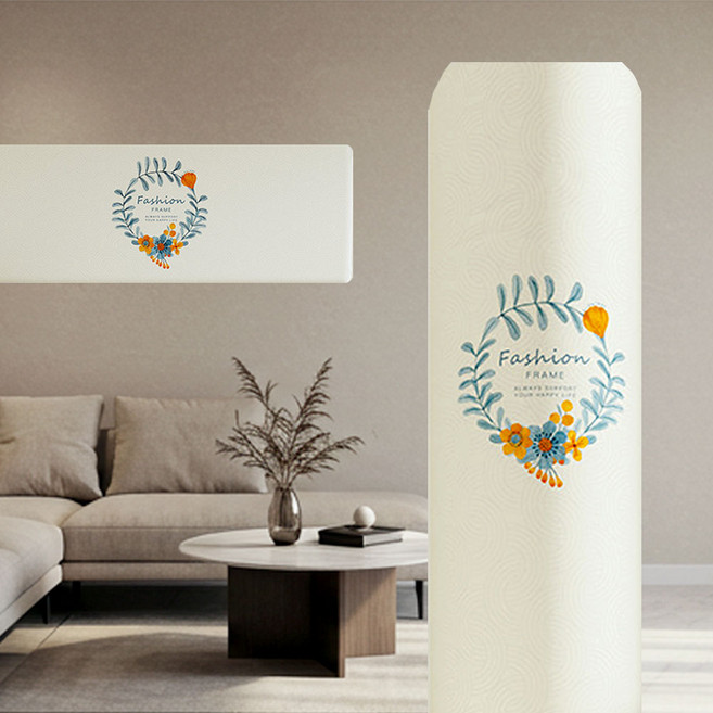 블루N 스탠드+벽걸이 2in1 에어컨 커버 세트, 05 2in1세트 컬러리스 베이지