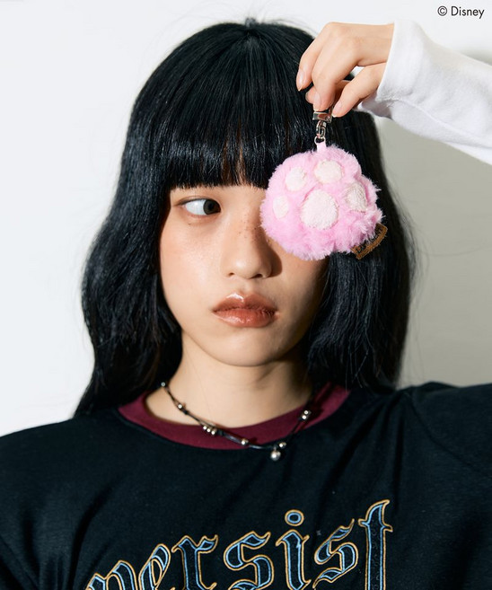 [라티젠] [DISNEY] ZOOTOPIA_COTTON CANDY KEYRING(PINK)