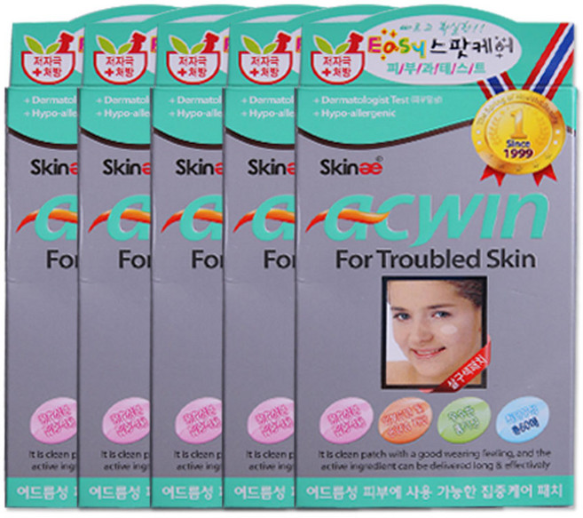 스킨애 아크윈 스팟패치 살구색, 60개입, 5개