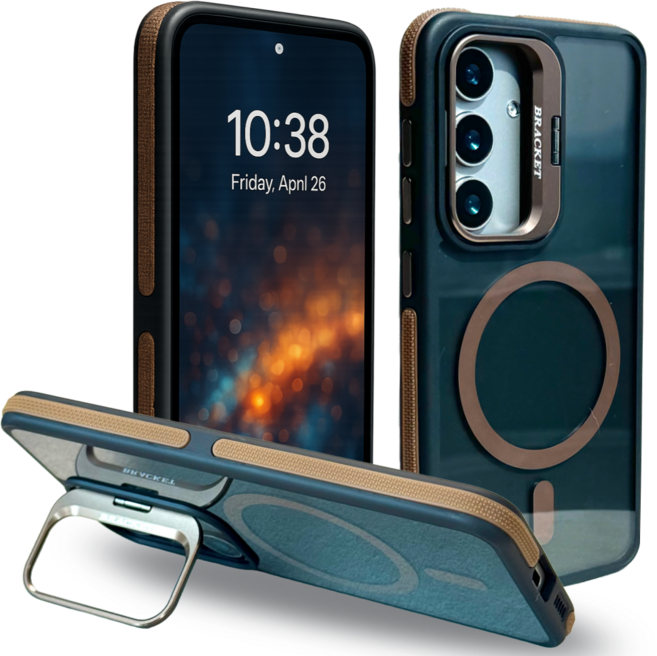 폰디 갤럭시 2배자력 맥세이프 반투명 케이스 거치대형