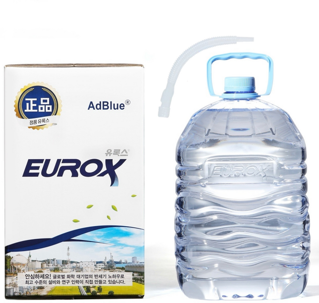 국산 유록스 요소수 10L 정품 롯데 애드블루 +전용자바라, 1세트, 1L