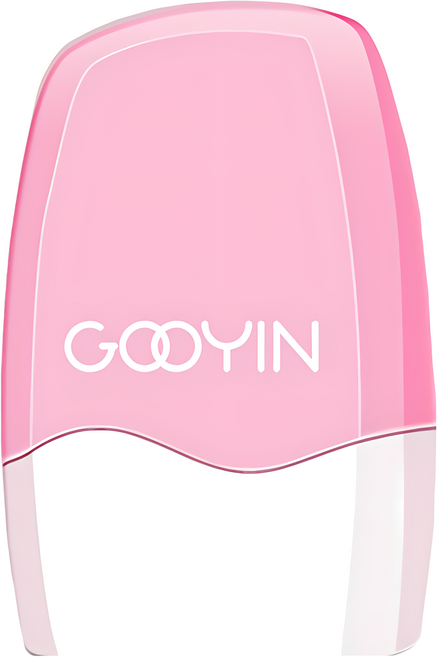 GOOYIN 滾輪式保密印章 個資保護亂碼章 可補充墨水 粉藍綠三色可選, 1個, 粉紅色