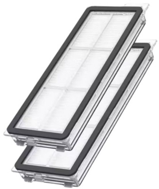 [호환] 누심비 샤오미 로보락 로봇청소기 Q revo S P10 Pro MaxV 교체 필터 부품 소모품 큐레보 프로, 2개, Q revo PRO 필터