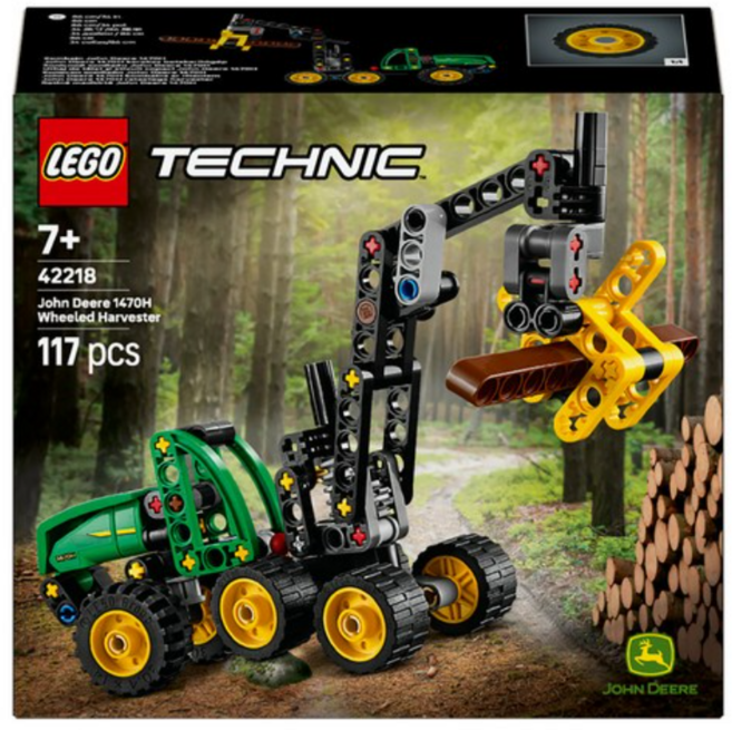 레고 테크닉 John Deere 1470H 수확기 42218, 혼합색상, 1개