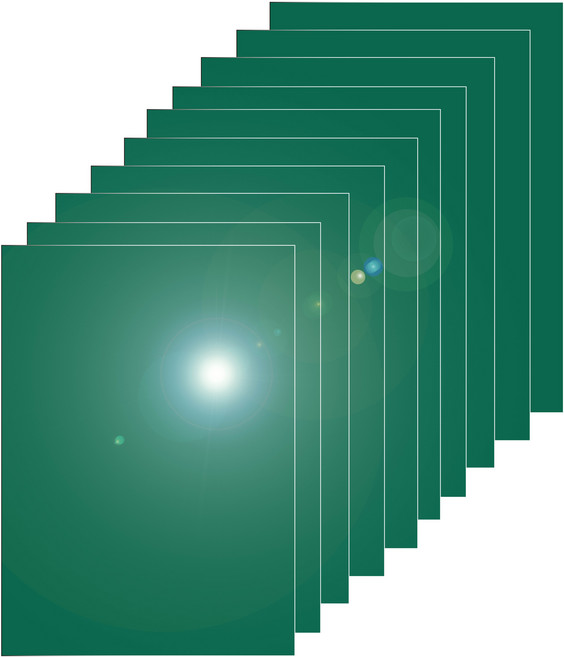 다한진 컬러 아크릴 A4(210mm297mm*2T) 두께2mm 미술용 그리기판 DIY용, 10개, 녹색