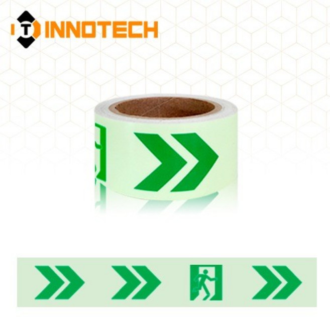 피난유도선 테이프 갈매기 런닝맨 50mm / 100mm 400T03(우), 일반축광, 400T03, 1개