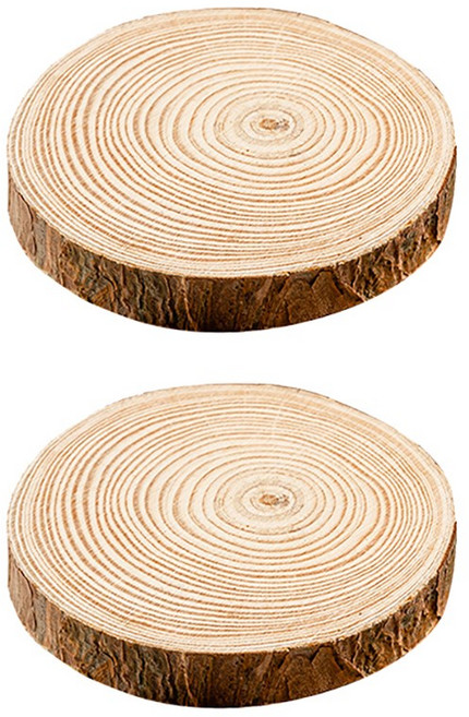 原木松木墊【1688小舖】松木片 原木片 圓木片 木頭杯墊 木頭底座 原木 木頭 木杯墊 原木墊 杯墊 拍照道具 拍攝道具, 原木松木墊, 2個