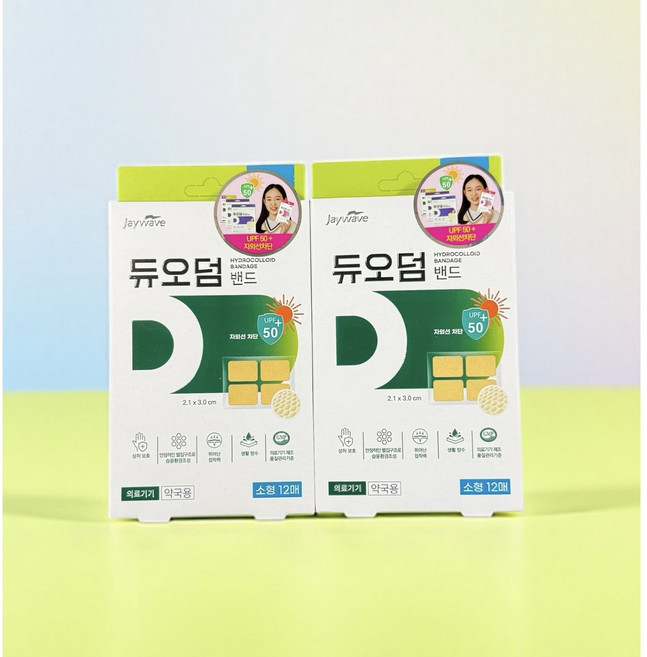 제이웨이브 듀오덤 밴드 소형 12p, 2개