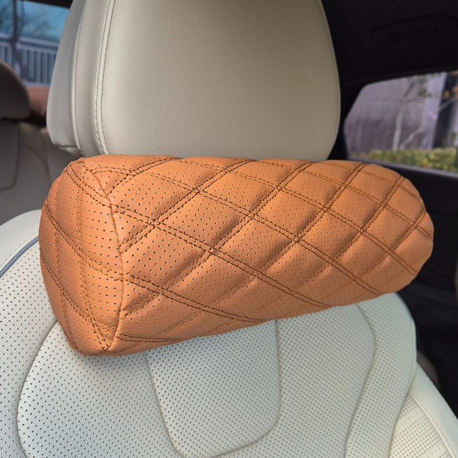 픽스토어 차량목쿠션 목받침 자동차목베개, 2개, 브라운