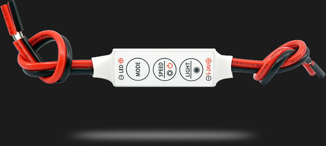 삼항LED 유선 LED컨트롤리모컨 모듈, 1개, 12V용 유선 LED컨트롤리모컨