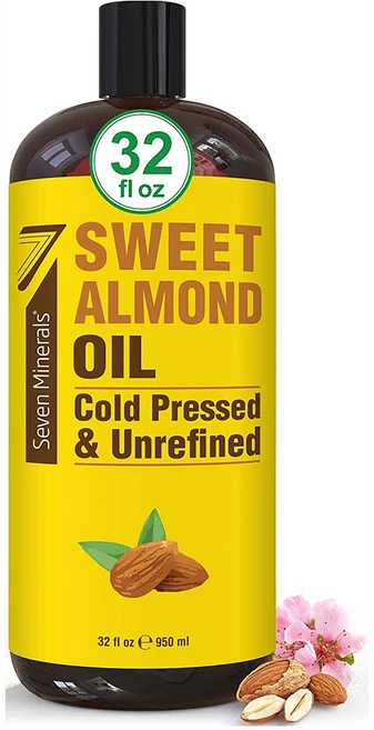 Seven Minerals 세븐미네랄 스위트 아몬드 오일 950ml Sweet Almond Oil, 1개 - 쿠팡