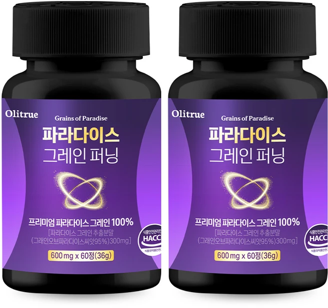 [정품] 파라다이스 그레인 퍼닝, 2개, 60정 - 쿠팡