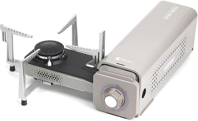 엠아이티파이브스타 컨테이너 가스버너 MIT-E11 + 휴대용 패브릭 가방, 1개, 웜그레이