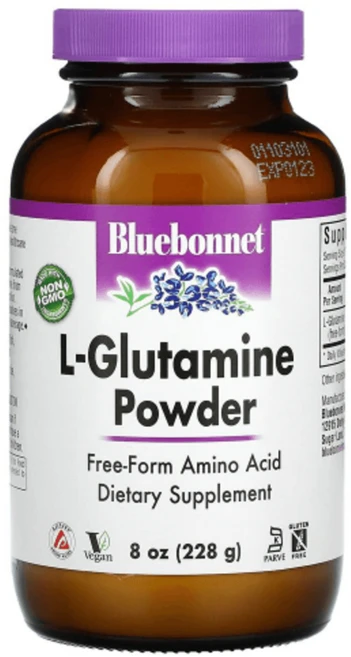 블루보넷뉴트리션 엘 글루타민 파우더 228g, 1개, 500ml~1L - 쿠팡