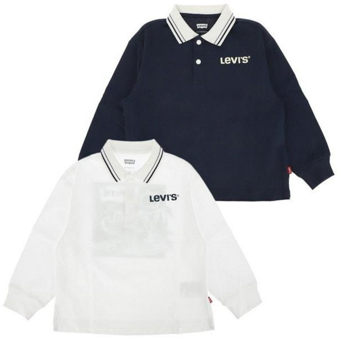 리바이스 LEVI'S 키즈 프론트로고폴로긴팔티V251TS380P