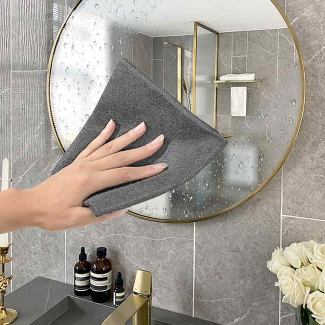 그린묵 다용도 하이테크 마법 유리행주 극세사행주 흡수성걸레 물자국제거, 5개