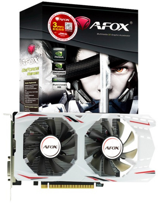 (AFOX) 지포스 GTX1050 Ti H7 D5 4GB 대원씨티에스