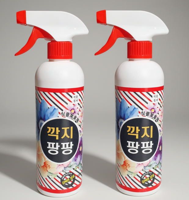 다잡는 깍지팡팡 모든 식물 화초 화분 관리제 보호제, 2개, 500ml