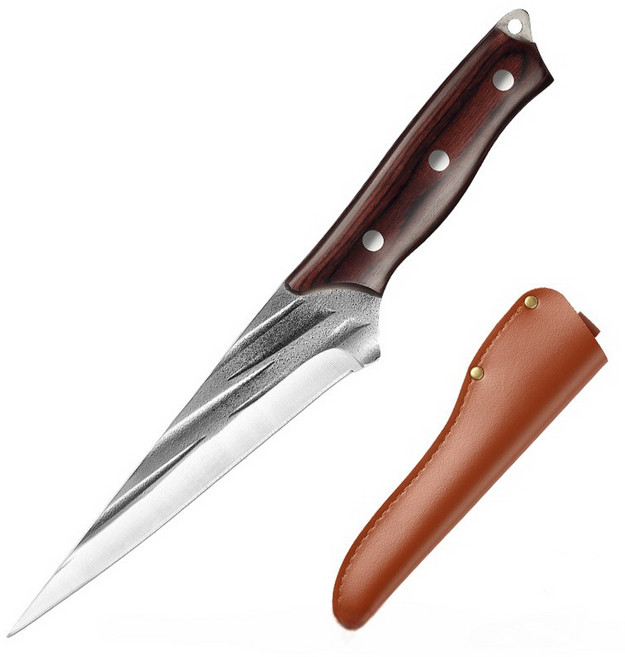 다용도 단조 나이프 스틸 캠핑칼 낚시칼, 다용도칼, 1개