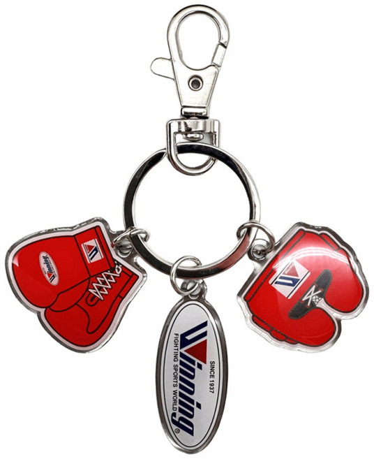 위닝 키링 키홀더 복싱 글러브 열쇠고리, 1개, 헤드기어[P-55]