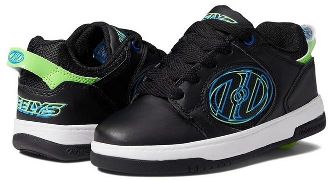 Heelys 남아용 보이저 (리틀 키즈/빅 키즈) 블랙/그린/블루 1 리틀 키즈