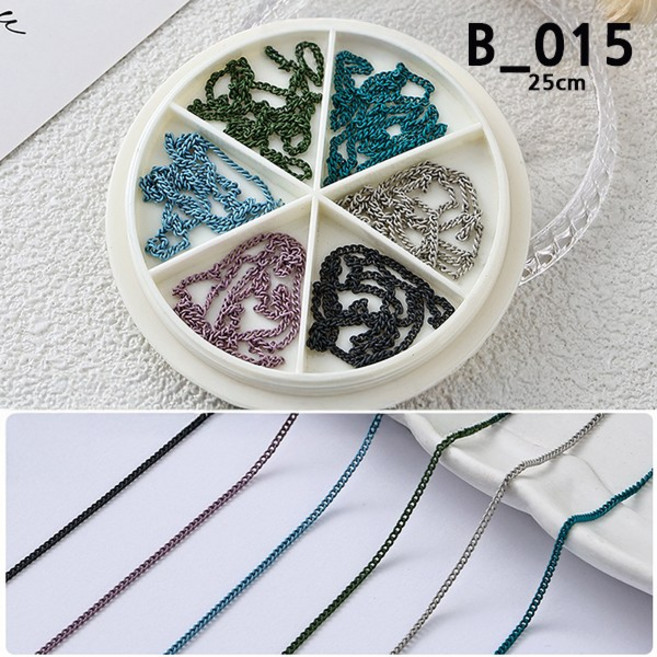 치프몰 스톤 네일 파츠 세트 81종, 1개, B_015