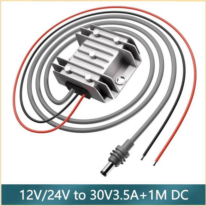 위성와이파이기기 휴대용 포켓 무선 스타링크 미니/3세대용 12V 24V에서 30V로 변환하는 3.5A DC 전원 컨버터 안정적인 공급 고효율 어댑터, 1M DC Cable