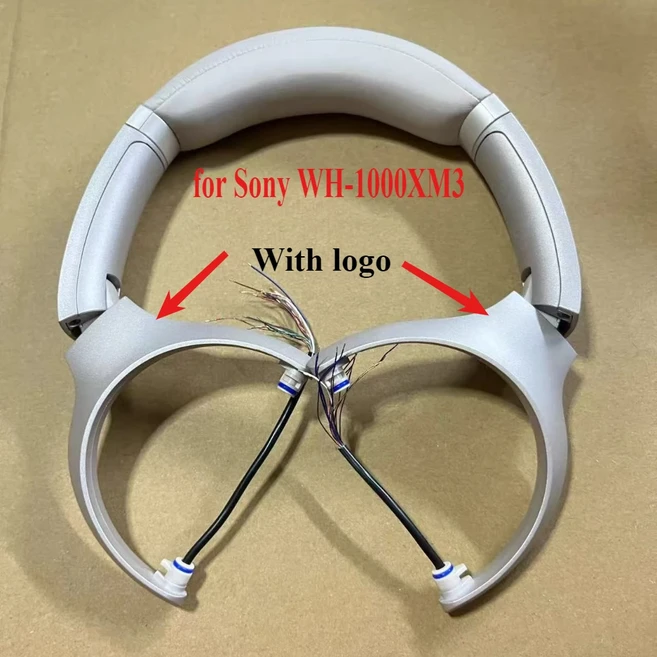 호환 Wh 1000xm3 WirelessHeadphones 교체 수리 부품-로고 포함 99% 헤드밴드, 01 WH-1000XM3 Gold