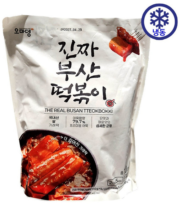 코스트코 오마뎅 진짜 부산 떡볶이 1760g(5인분) 가래떡 어묵 소스, 1개, 1.76kg