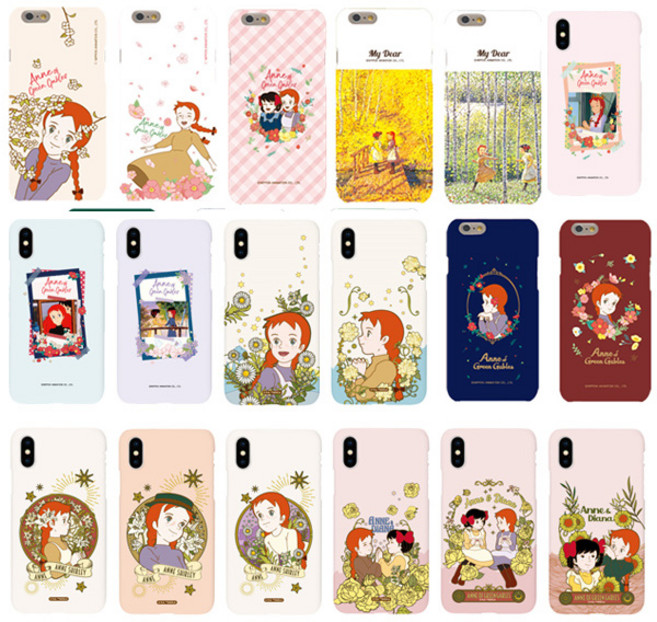 아이폰15 빨강머리앤 하드케이스 앤과다이애나 봄날의앤