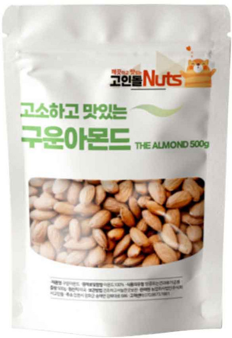 고인돌 구운아몬드 500g, 1개