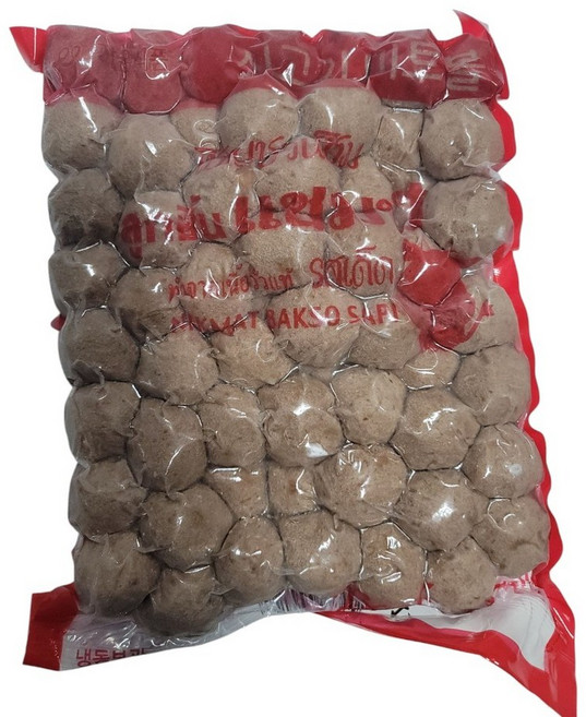 가온 태국 소고기 미트볼 룩신느아 1키로그램 박소 bakso worldfood, 1개, 1kg