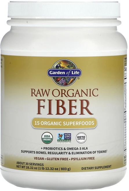 몸관리하세요 겨울입니다 Garden of Life 무가공 유기농 섬유소 803g(1lb) 특별관리진행, GardenofLife무가공유기농섬유소803g1lb - 쿠팡